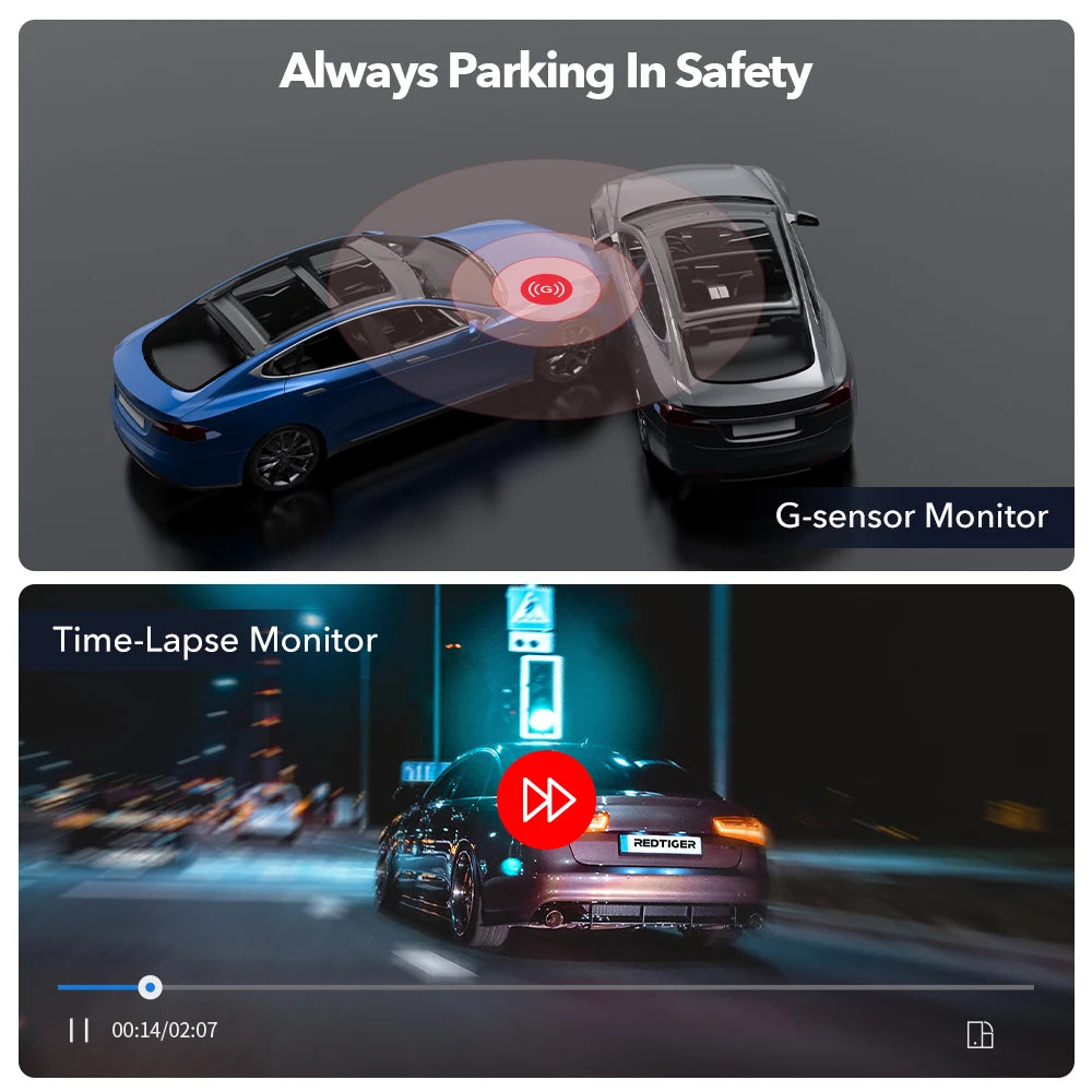 4K Front and Rear Dash Cam