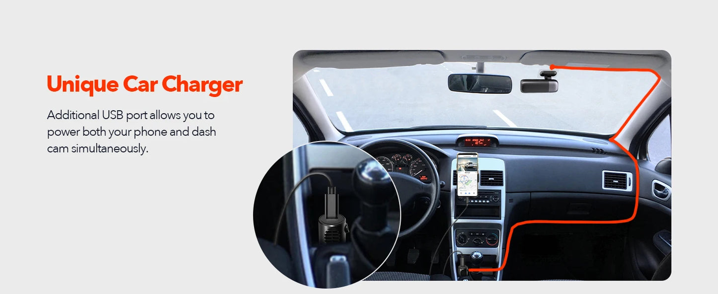 4K Front and Rear Dash Cam