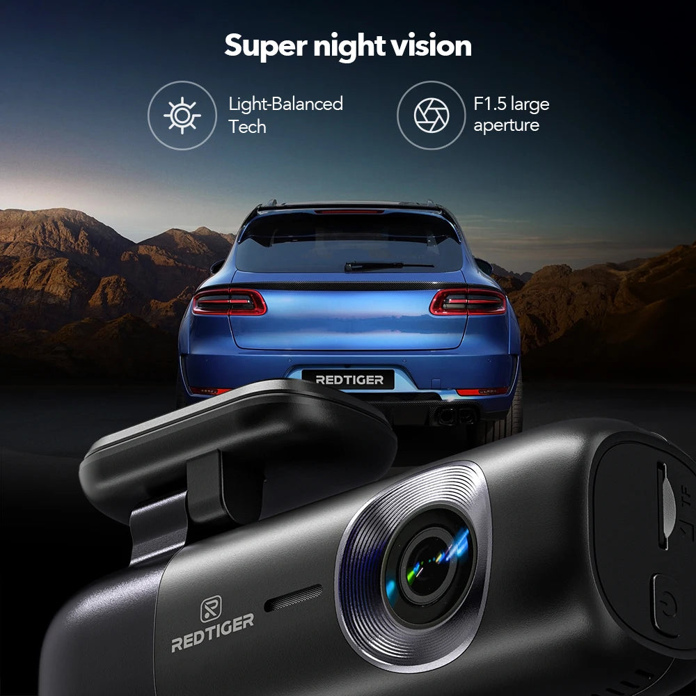 4K Front and Rear Dash Cam